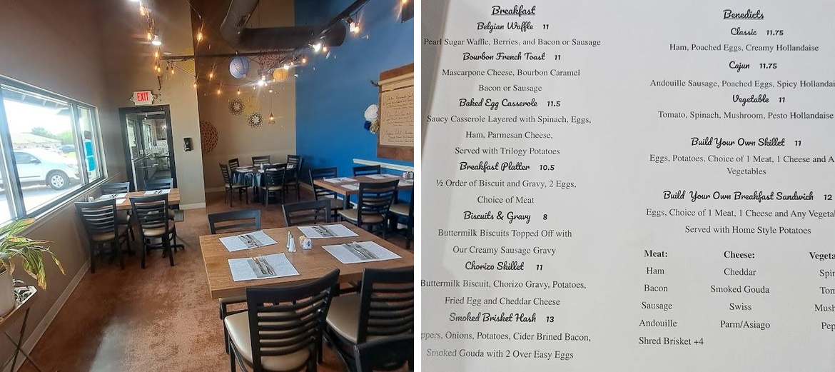 Cafe Trilogy Menu