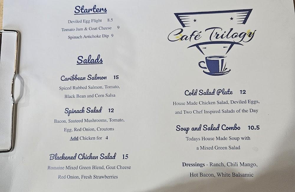 Cafe Trilogy Menu image 3